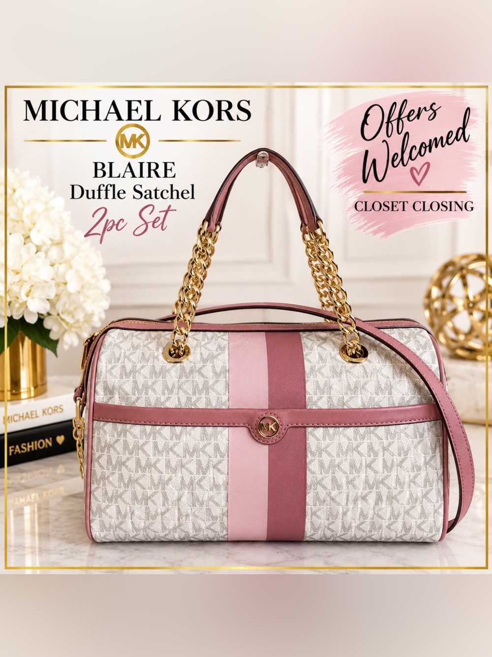 Michael Kors BLAIRE Duffle Satchel